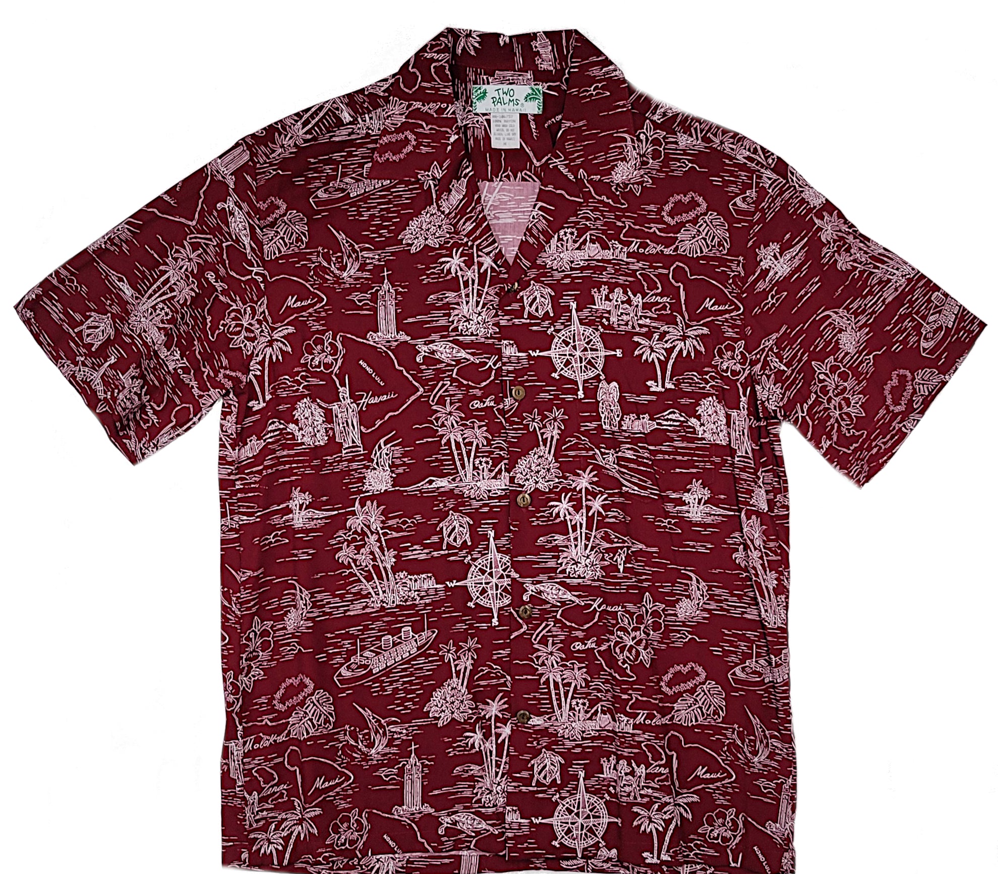 Journey to Hawaii Burgundy