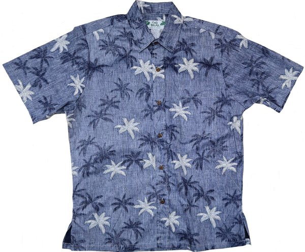 Reverse Print New Palm Navy