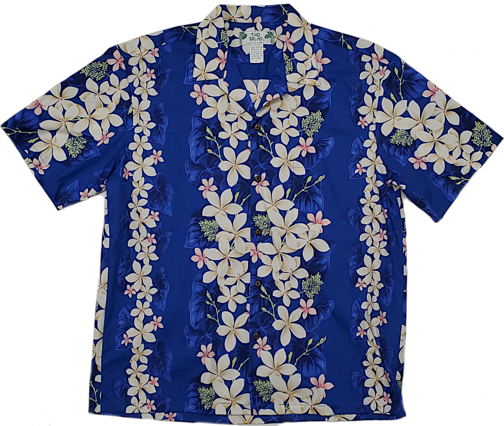 Vintage Plumeria Blue