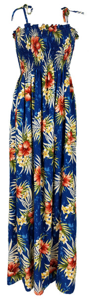 Tube Top Dress Weilana in Blue