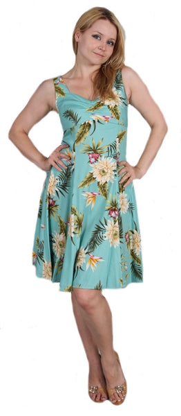 804R-Two Palms H-Strap Dress Ceres Green