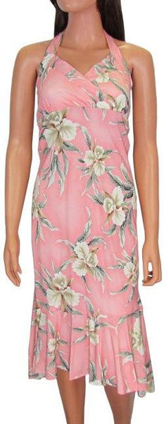 Hawaiian Dress Retro Orchid Pink 904-R