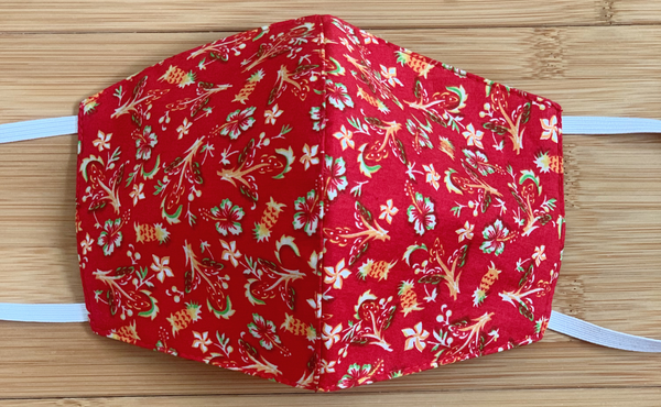 Face Mask Makalii Red