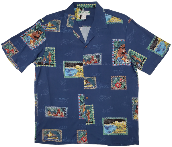Postcards Navy