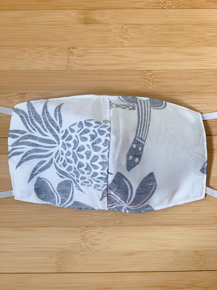 Face Mask Ukulele White