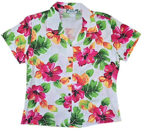 Hibiscus Watercolor White