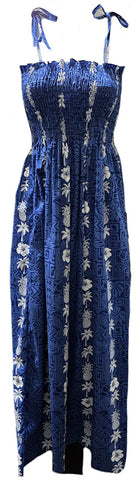 Tube Top Dress Coco Panel Navy