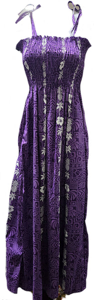 Tube Top Dress Coco Panel Purple