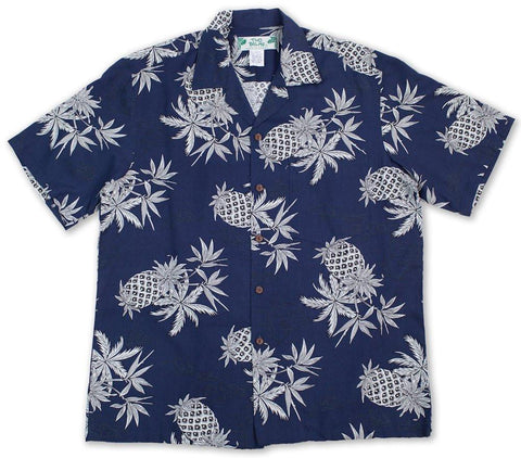 Pineapple Map Navy