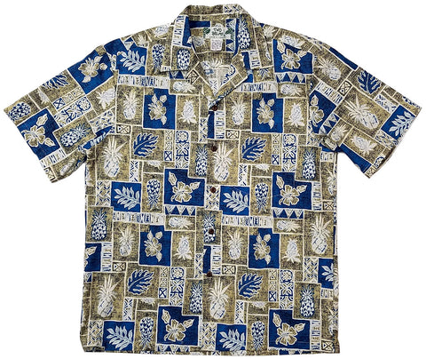Pineapple Block Khaki