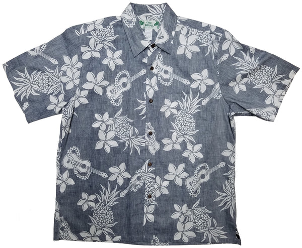 Reverse Print Ukulele Navy