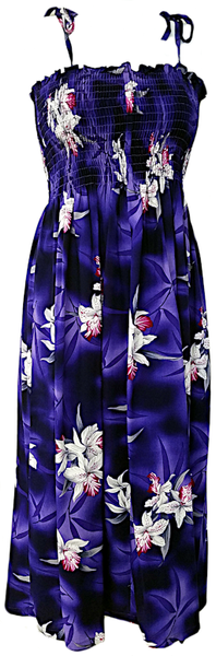 Tube Top Dress Midnight Orchid Purple