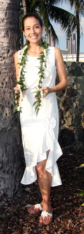 Hibiscus Panel Wedding Dress