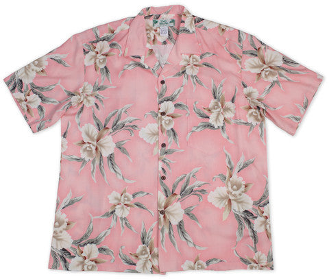 Hawaiian Shirt Retro Orchid Pink