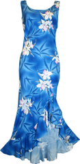 Mid Length Dress Midnight Orchid Blue